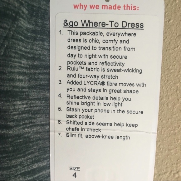 LULULEMON & Go Where To Dress Heathered Fuel Green Space Dye Rulu Knit Reflectiv - Picture 13 of 13